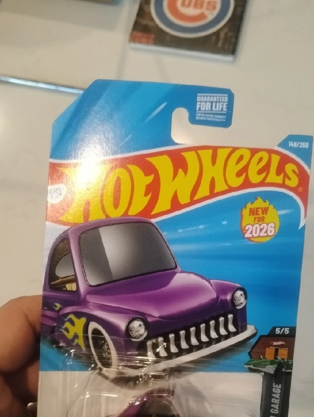 Mattel Hot Wheels Tooned Purple Passion Toy Car - Purple & Yellow